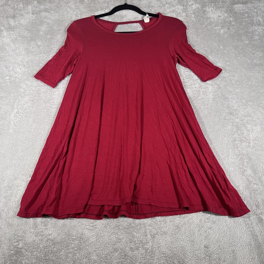Free People We The Free Dress Womens XS Red Swing A-Line Back Cutout OB35051069